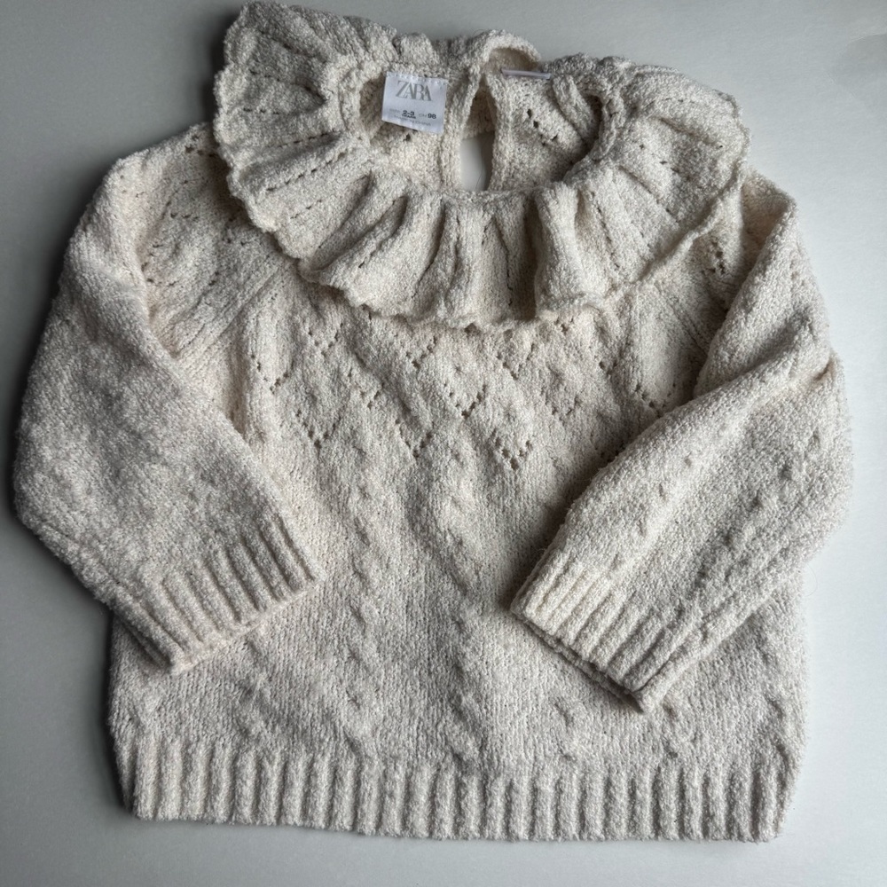 Zara Collared Sweater Toddler 2-3